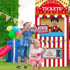 Carnival Circus Theme Party Decorations, Halloween Photo Multi Color