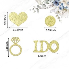 Wedding Confetti, Engagement Confetti for Wedding Shower Decorations, Bridal …