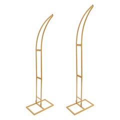 Wedding Arch 2 Pack Decorative Stand 2.1m 1.9m Metal for Ceremony Party Decor