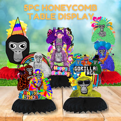 Gorilla tag Party Supplies happy birthday centerpiece decoration gift box favor