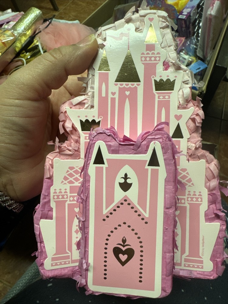 Disney Princess Classic Kids Birthday Party Table Decoration Mini Pinata Castle