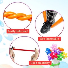 Long Twisting Balloons 260 Latex Modeling Skinny Animals 100pcs Party Decoration