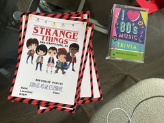 Stranger Things Birthday Decorations Set