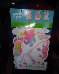 Unicorn Party Decorations 3 Pack Of Unicorn Yard Signs 📦