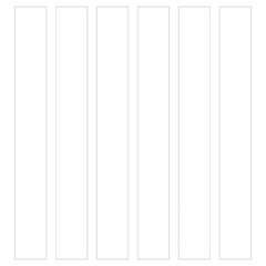 White Paper Chain Card Strips. 5 Meter / 16 Feet Long. Wedding Party Decor