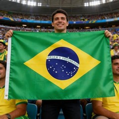 Flag, Flag of 3×5 Ft – Polyester Lightweight Flags with 2 Brass 1 Pc Brazil