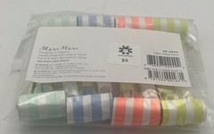 Meri Meri Package 8 Party Blowers Pink Blue Green Yellow Stripes NIP