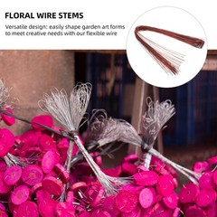 50 Pcs Flower Arrangement Material Floral Wire Bouquet Accessories