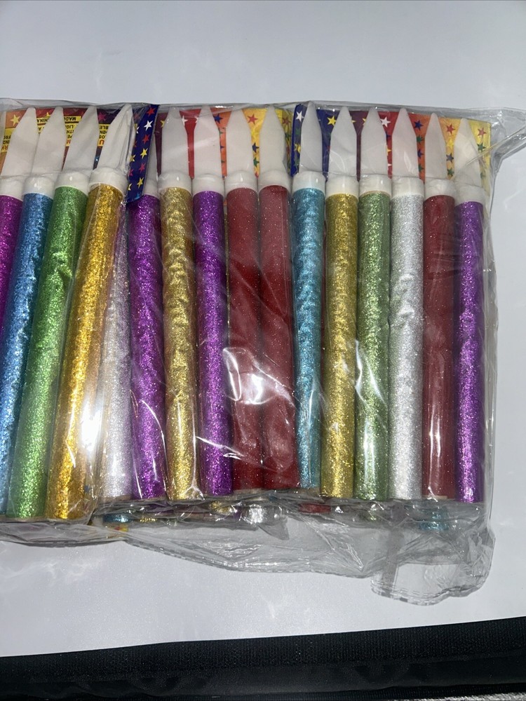 72pcs Birthday Candle Happy Birthday Cake Top Candle