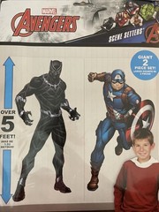 Marvel Avengers Scene Setter Backdrop Captain America/Black Panther 2Pcs (5ft)