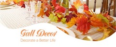 Joyhalo 2 Pack Fall Leaves Garland for Mantle, Autumn Leaf Garland Indoor