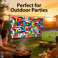 World Cup Backdrop 2026 48 Countries International Flag 43X71 Inch Soccer World