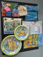 Pokemon Birthday Party Decorations Set 108pcs Pikachu Kids Party Supplies Balloo