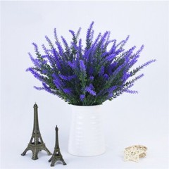 4pcs Artificial Lavender Plants Fake Flower Livingroom Life Atmosphere Decor