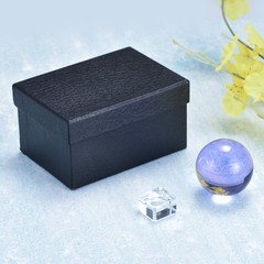 1Set 50mm/2″ K9 Crystal Ball Decorative Ball w Box and Crystal Stand Purple