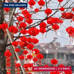 22Pack Hibach Party Decorations Chinese Japanese Paper Lanterns Cherry Blossom R