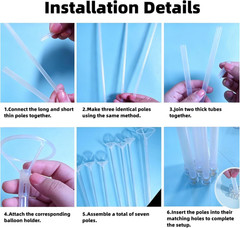 Football Party Balloons Stand Kit 2 Sets, Rugby Ball Foil Balloon Table Centerpi
