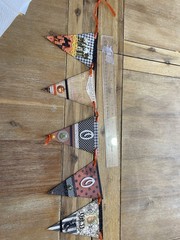 Halloween Cutout Decorations Lot -Cat-Some Vintage, some handmade!