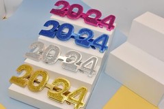 4PCS 2024 Plastic Glasses Happy New Year’s Eve Glasses Graduation 2024 Class …