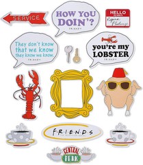 American Greetings Friends Party Supplies, Photo Booth Kit with Props (14 Pieces