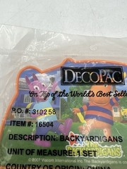2007 The Backyardigans DecoPac Set Cake Topper Pablo And Uniqua NEW SEALED BAG