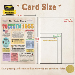 Vintage 70Th Birthday Gifts Decorations for Him Men, Happy 70 Years Old Birthday