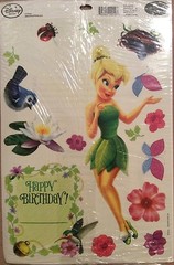 Disney Fairies Tinker Bell Moveable Decorations-Large Reusable Stickers