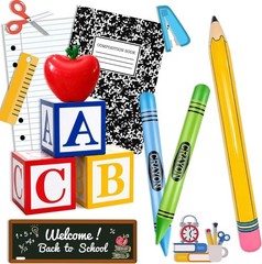 14PCS Giant Back to School Party Decorations – Welcoming New Students with Style