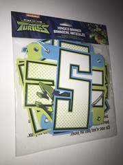 Teenage Mutant Ninja Turtles 4.25′ SHELL-EBRATE! Banner NEW Happy Birthday Party