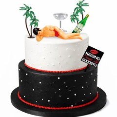 CakeSupplyShop Bachelor/Bachelorette Party Male Bikini Dancer Cake Topper wit…