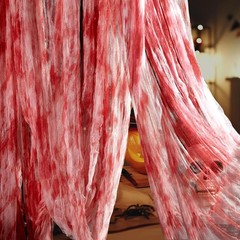 Halloween Scary Fabric Decoration Bloody Horror Cloth Gauze Cheese Halloween