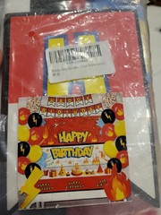Red, White, Yellow And Black birthday party supplies