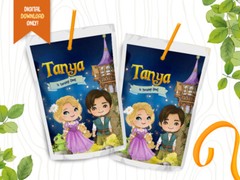 Rapunzel DIGITAL Birthday Bundle, Princess Party Bundle, Party Pack – YOU PRINT