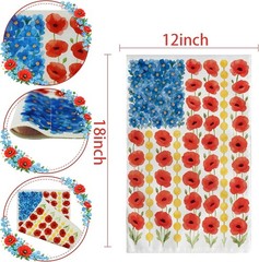 Double-Sided Patriotic Garden Flag – 250th Anniversary Celebration – 12×18 Inch