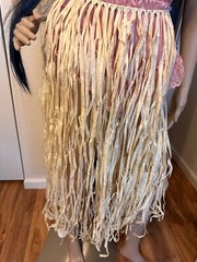 Adult Hawaiian Tiki Luau Raffia Grass Cosplay Costume Skirt 32×30 Decoration