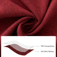 Jeloris Round Waterproof Tablecloth, Spill & Stain Resistant Tablecloth