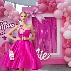 Sparkling 2 Pack Hot Pink Party Decorations Backdrop Fringe Curtain Bachelorette