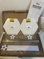 Balloon Column Stand Kit Set of 2, 7 Feet Height Adjustable Balloon Tower Pillar