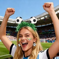 YNITSED Soccer Headband – Glitter Soccer Headband for Women Soccers Sports