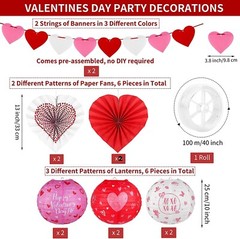 LOVE Decor Party Decoration Pack Valentines Day by ANVAVO