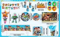 Toy Story Party Decoration Tableware Supplies Set Napkin Balloon Plates Backdrop
