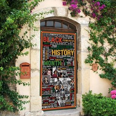Black History Month Door Cover African American Decoration Party Photography …