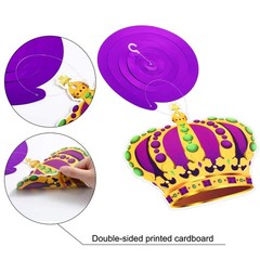 30 Pieces Mardi Gras Decorations Party Supplies Mardi Gras Tinsel Garland Hangin