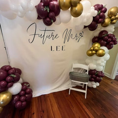 Personalized Future Mrs Bridal Shower Backdrop for Photography Decor 5.7×6.7ft