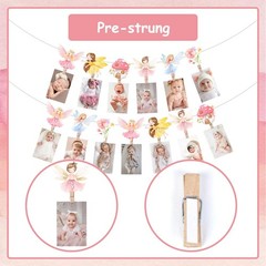 My Fairy First Birthday Decorations – Fairy 1st Birthday Glitter Banner and M…