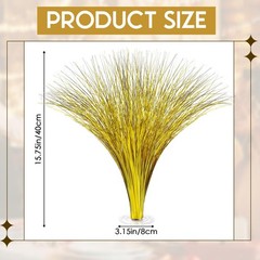 4 Pcs Plastic Metallic Spray Centerpieces for Table Decorations for Celebrati…