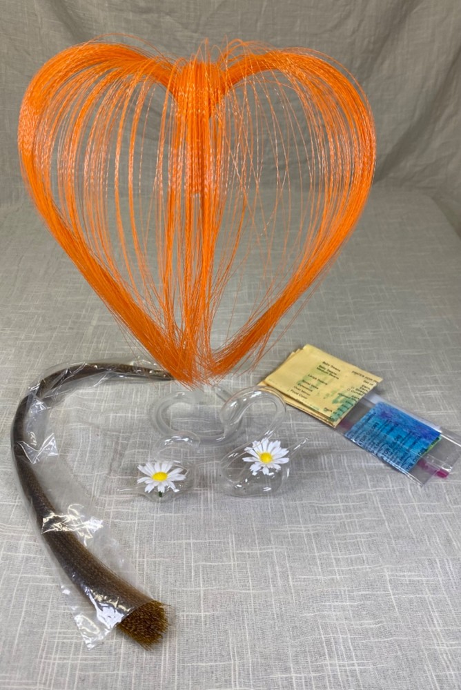 Vintage Glass Swan Rain Fountain Decorating Set 1970s Rare Retro Hippie Party