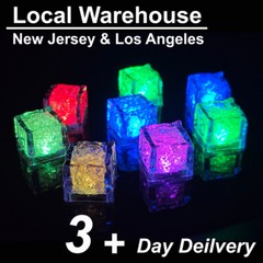 120*Glowing LED Ice Cubes Flash Light For Party Bar Drinks Wine Glass Decorate