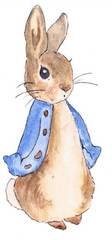 Peter Rabbit cutout prop 3ft, Easter decor, Birthday Parties