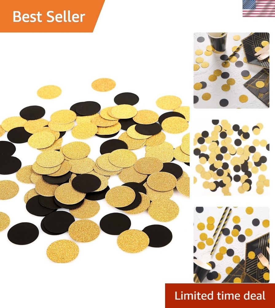 Glitter Confetti Circles Wedding Party Decor and Table Decor 1.2’’ in Diamete…